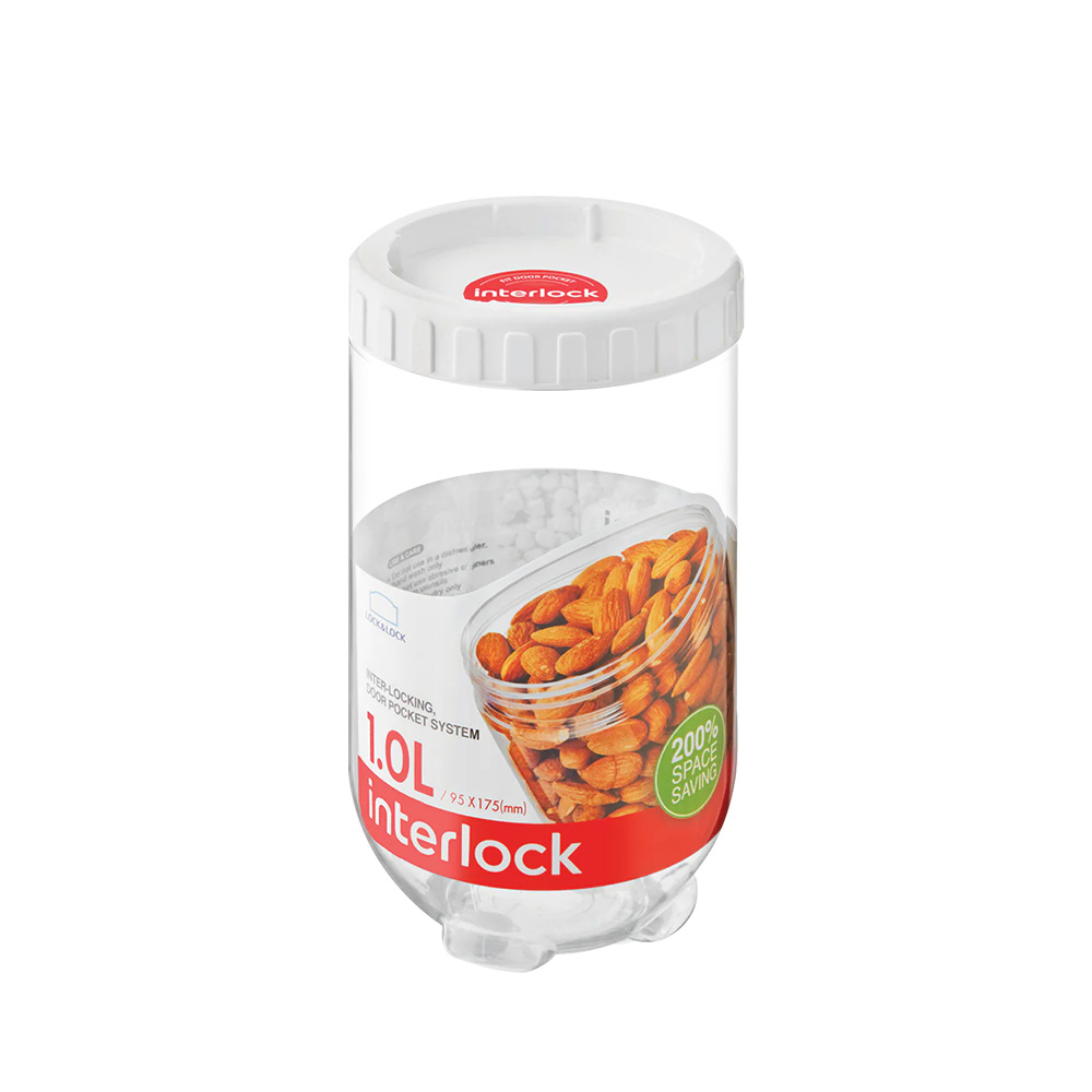 Hộp Bảo Quản Thực Phẩm Interlock 1.0L - 96.5x173.5 mm - LocknLock - INL302W